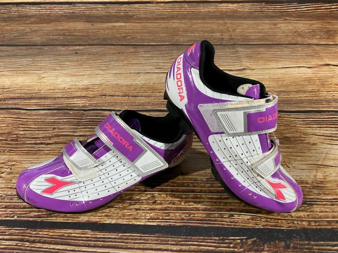 DIADORA X-Phantom Cycling MTB Shoes Mountain Biking Boots Ladies Size EU38 cs967