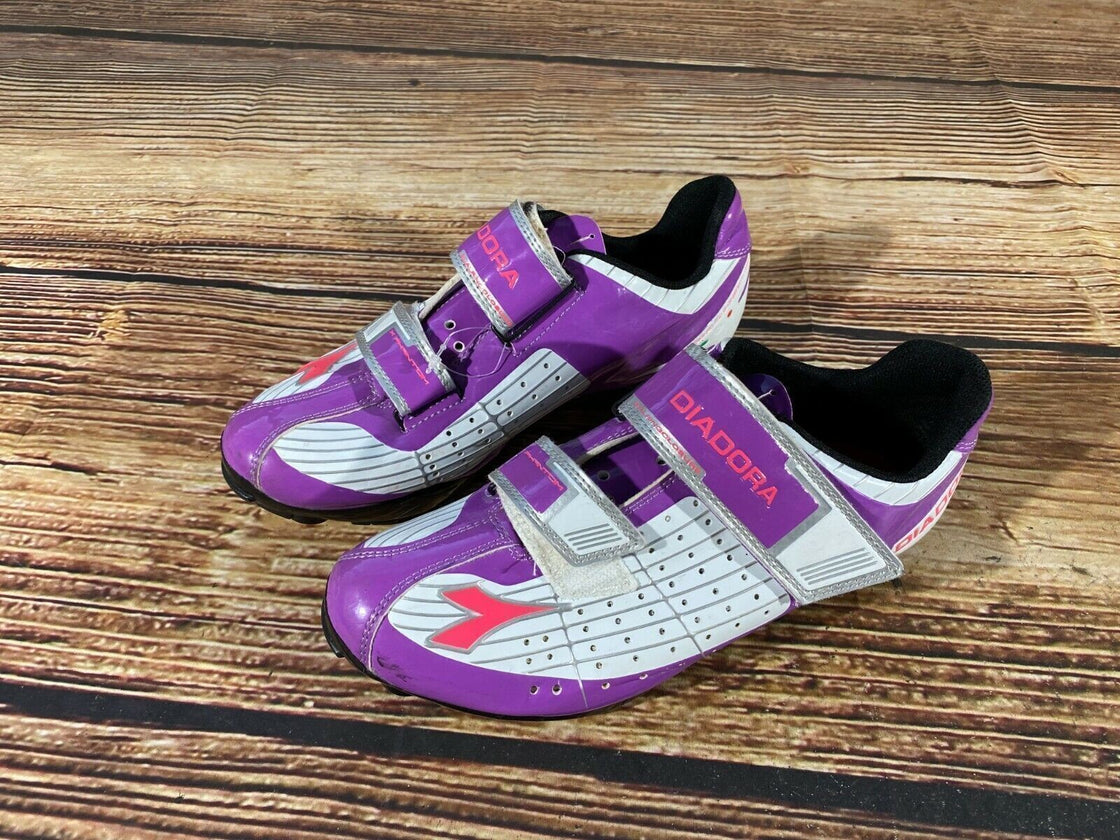 DIADORA X-Phantom Cycling MTB Shoes Mountain Biking Boots Ladies Size EU38 cs967