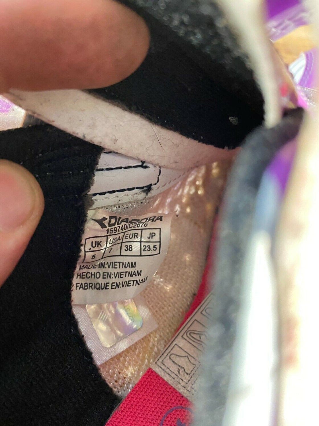 DIADORA X-Phantom Cycling MTB Shoes Mountain Biking Boots Ladies Size EU38 cs967