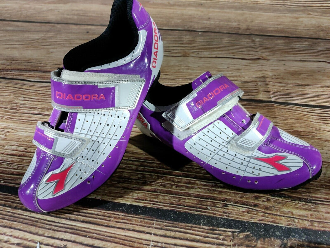 DIADORA Phantom Cycling MTB Shoes Mountain Bike Boots Ladies EU40 US8.5 cs975