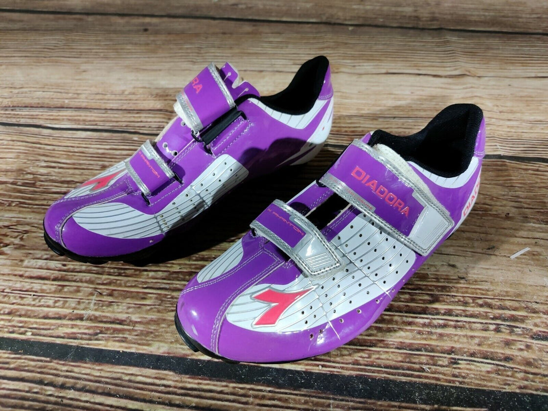 DIADORA Phantom Cycling MTB Shoes Mountain Bike Boots Ladies EU40 US8.5 cs975