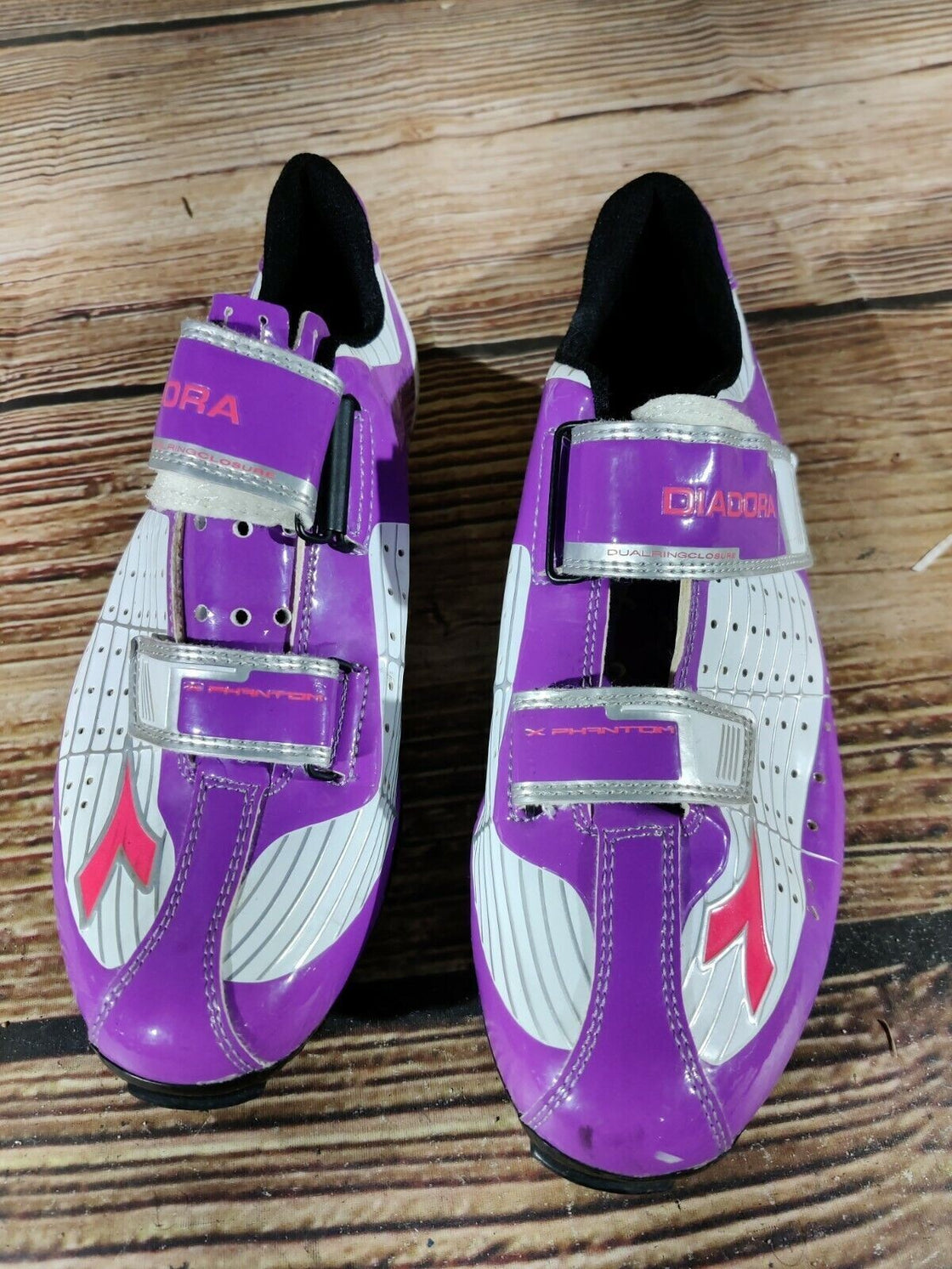 DIADORA Phantom Cycling MTB Shoes Mountain Bike Boots Ladies EU40 US8.5 cs975
