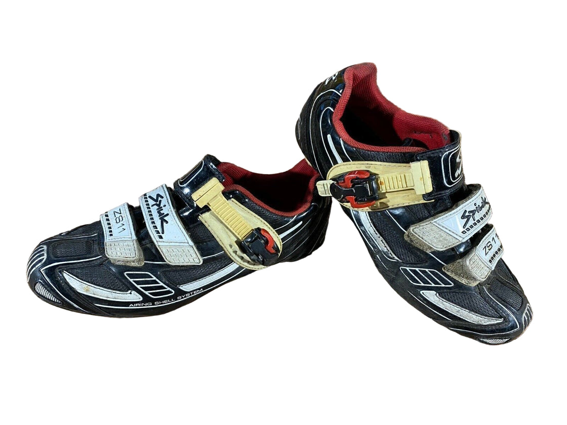 SPIUK Road Cycling Shoes Clipless Biking Boots Size EU43 with Cleats cs738