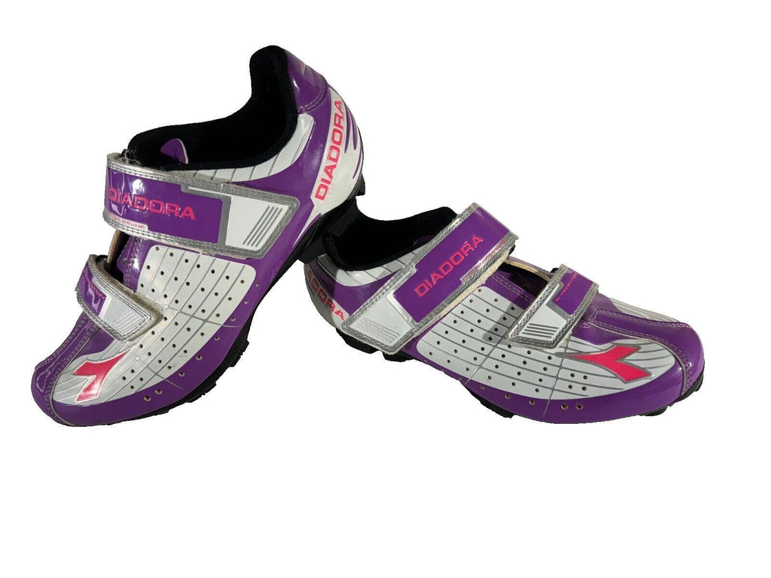 DIADORA Cycling Shoes MTB Mountain Bike Boots Ladies EU38 US7 Mondo 235 cs193