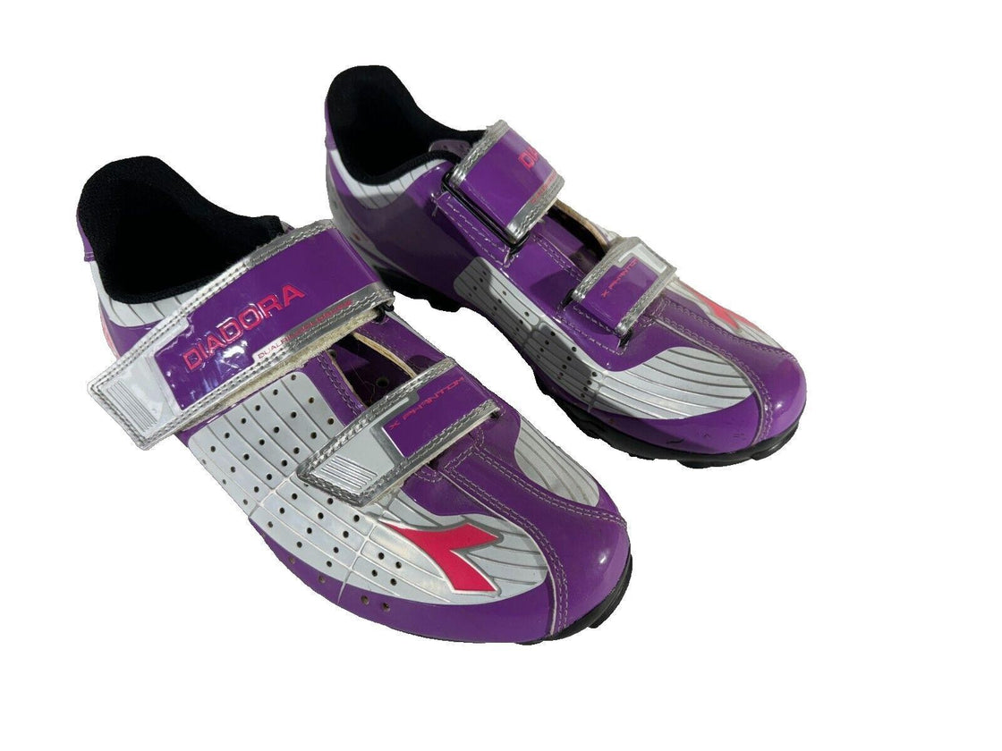 DIADORA Cycling Shoes MTB Mountain Bike Boots Ladies EU38 US7 Mondo 235 cs193