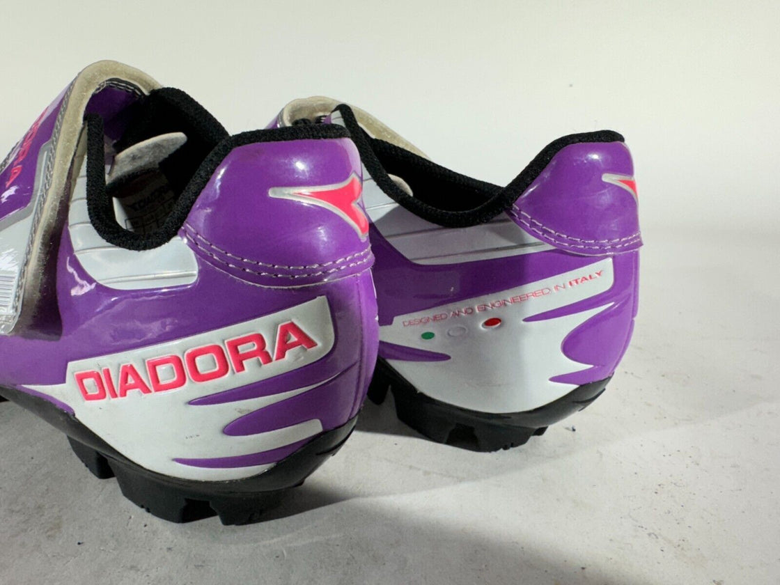 DIADORA Cycling Shoes MTB Mountain Bike Boots Ladies EU38 US7 Mondo 235 cs193