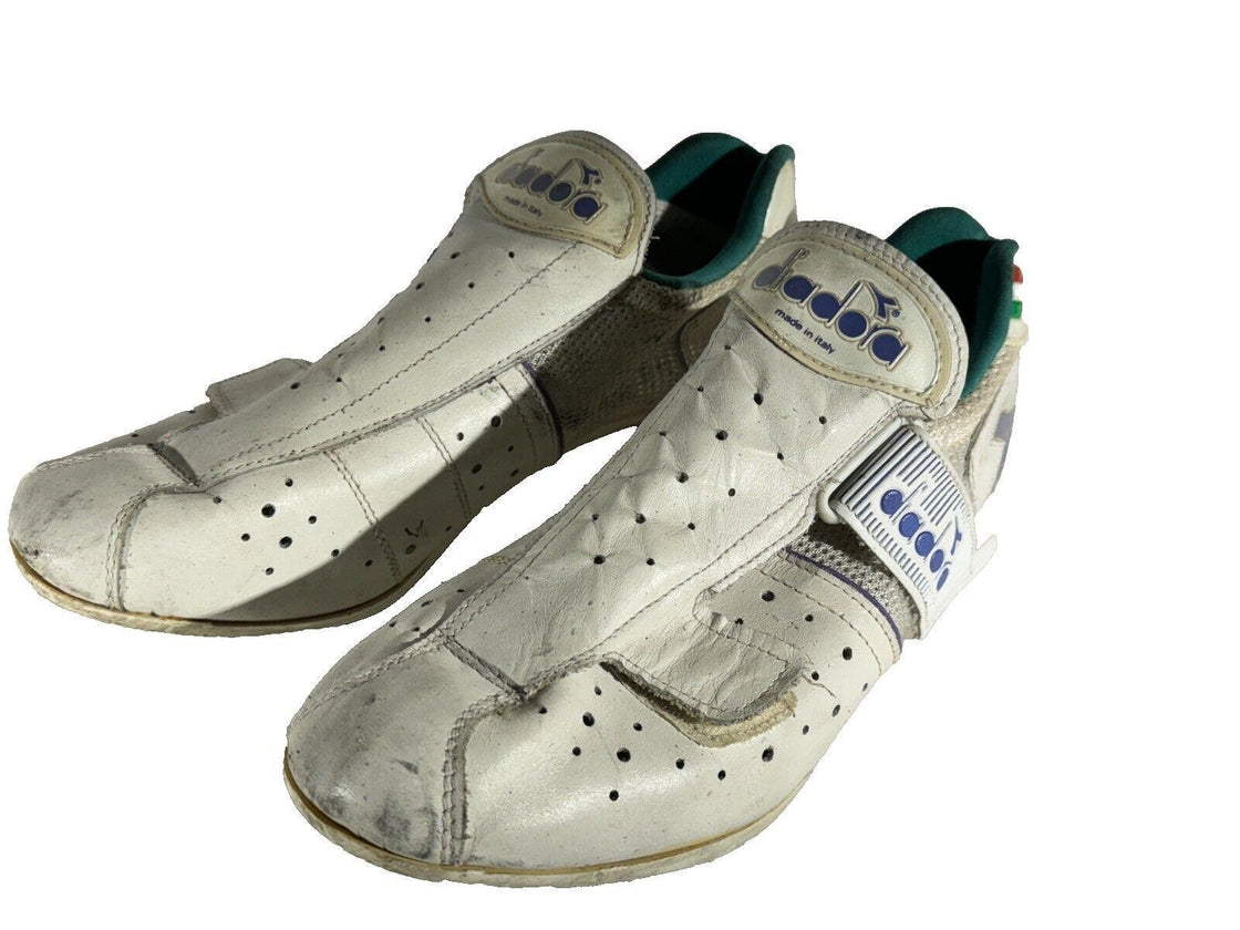 DIADORA Vintage Cycling Road Shoes EU41 US7 UK6 Mondo 245 cs522