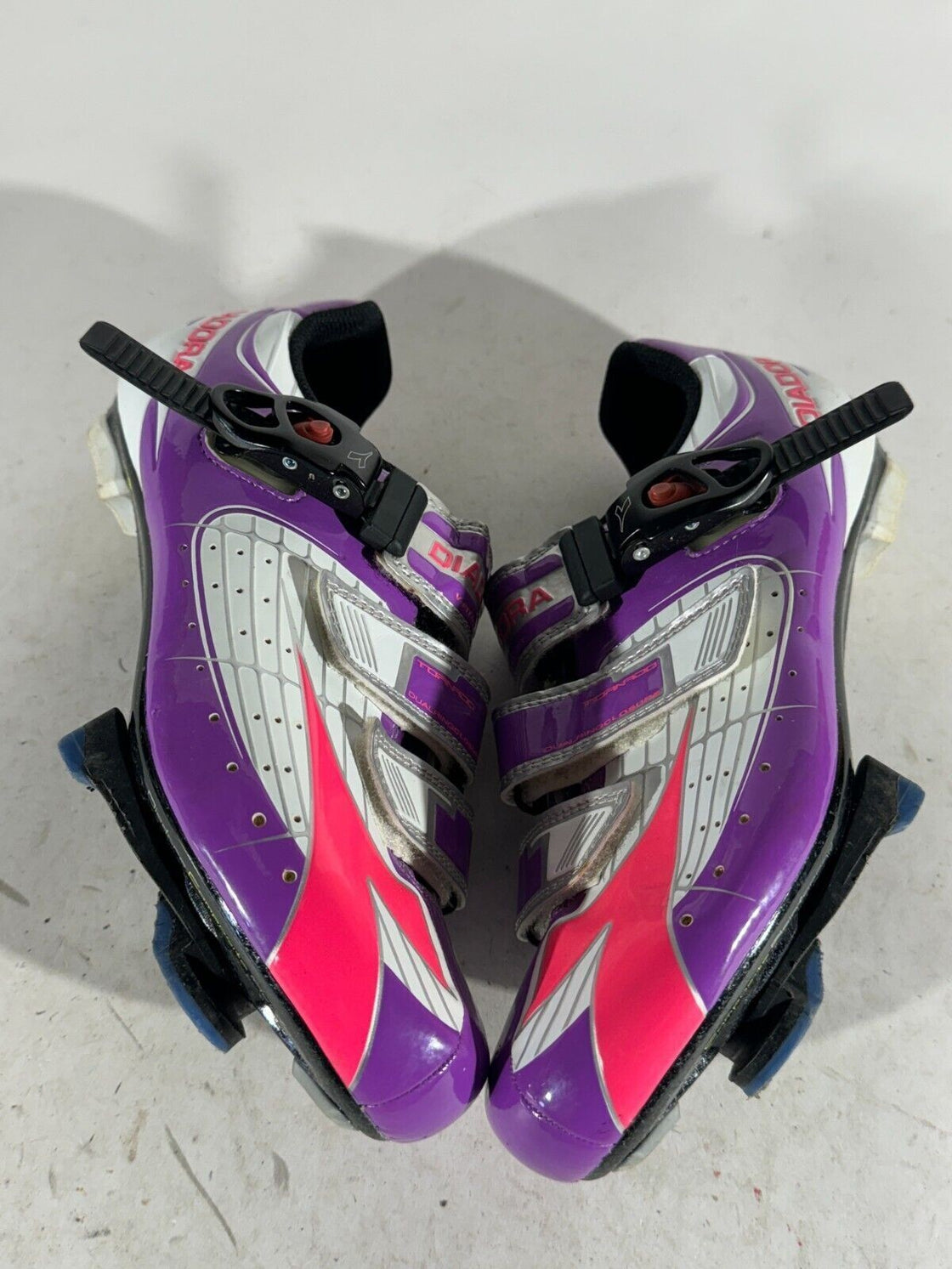 DIADORA Tornado Road Cycling Shoes 3 Bolts Ladies EU38 US7 Mondo 236 cs474