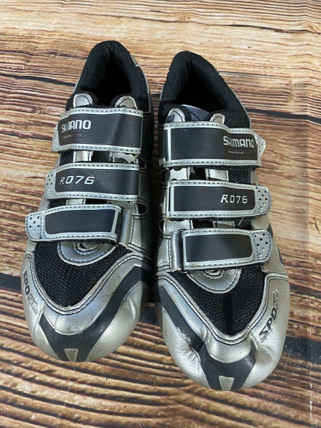 SHIMANO R076 Road Cycling Shoes Clipless Biking Boots Size EU42  cs916