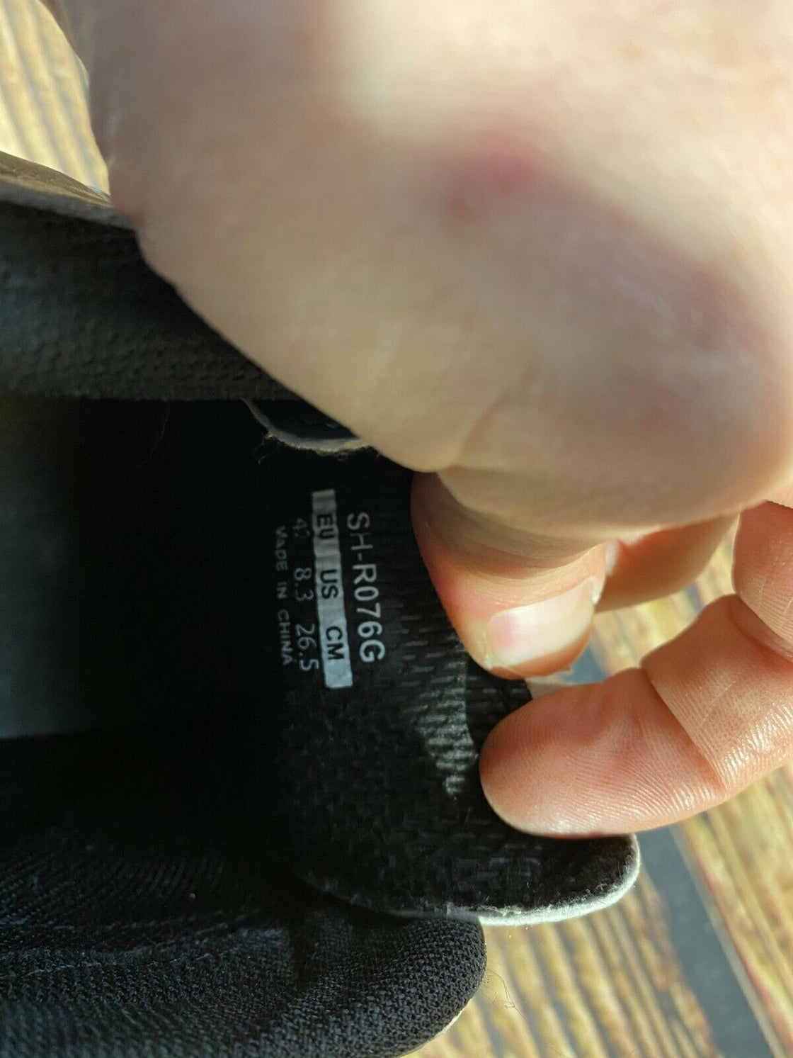 SHIMANO R076 Road Cycling Shoes Clipless Biking Boots Size EU42  cs916