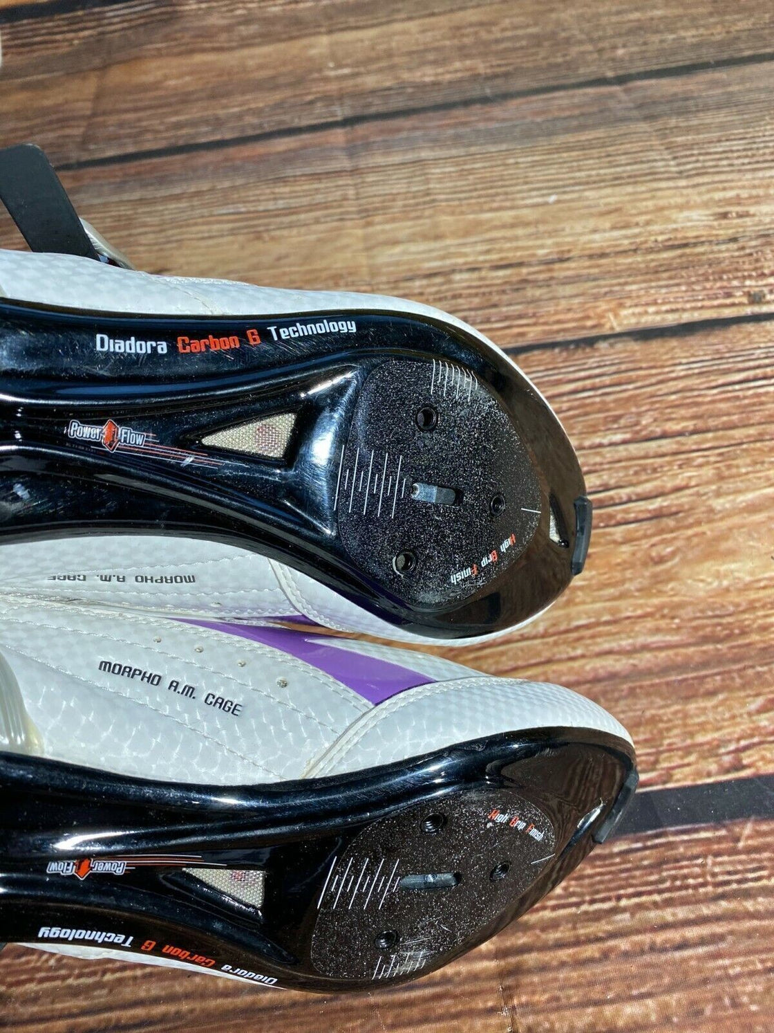 DIADORA Road Cycling Shoes Road Bike Boots 3 Bolts Ladies Size EU40  cs831