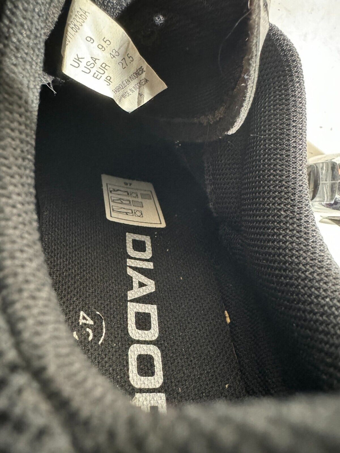 DIADORA Sprinter Cycling Road Shoes EU43 US9.5 Mondo 270 cs476