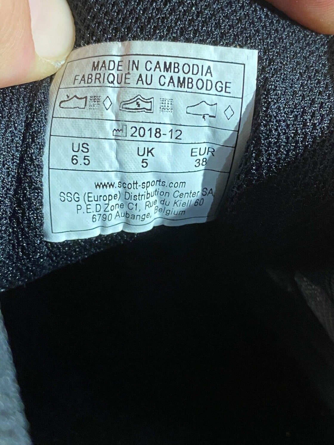 SCOTT MTB Cycling Shoes Mountain Bike Ladies Size EU38 US6.5 Mondo 240 cs1001