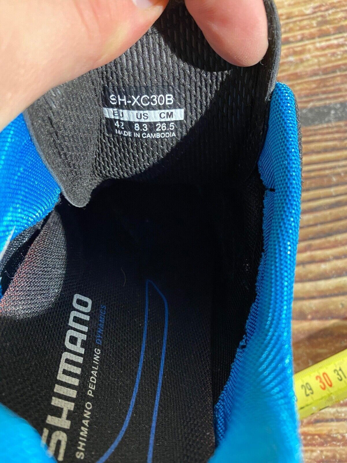 SHIMANO XC30 Cycling MTB Shoes Mountain Bike Boots EU42 US8.3 Mondo 266 cs1153