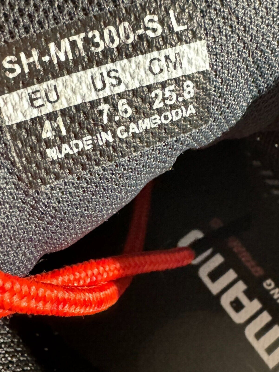 SHIMANO MT3 Cycling MTB Shoes Mountain Bike EU41 US7.6 Mondo 264 cs349