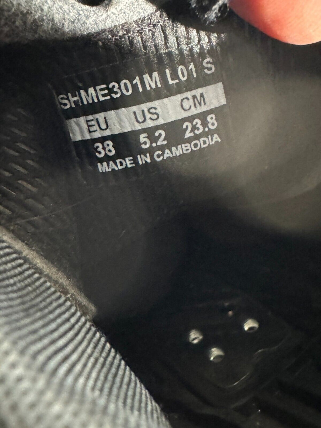 SHIMANO ME3 Cycling MTB Shoes Mountain Bike EU38 US5.2 Mondo 238 cs315