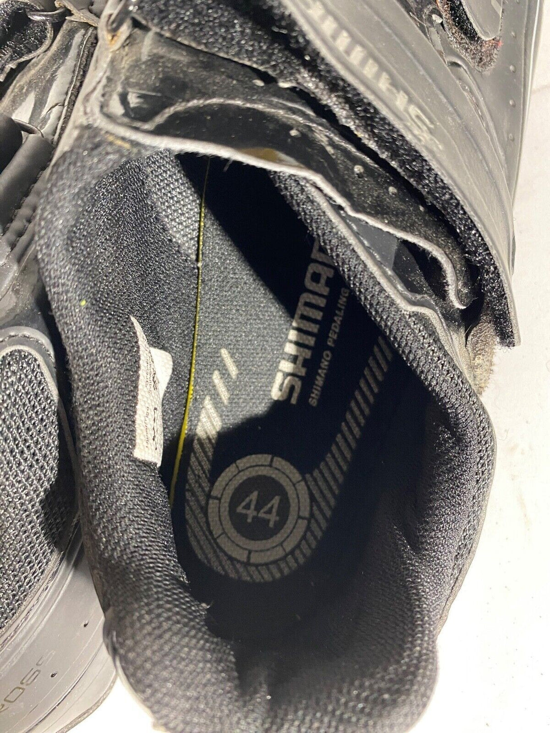 SHIMANO R065 Carbon Road Cycling Shoes Boots 3 Bolts EU44 US9.7 Mondo 278  CS36