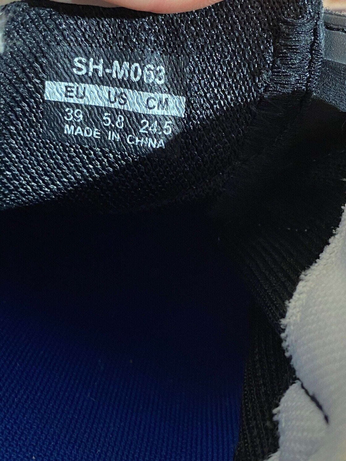 SHIMANO M063 Cycling MTB Shoes Mountain Bike Boots EU39 US5.8 Mondo 245 cs1161