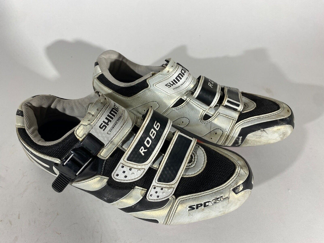 SHIMANO R086 Road Cycling Shoes Biking Boots 3 Bolts EU45 US10.5 Mondo 285  CS21