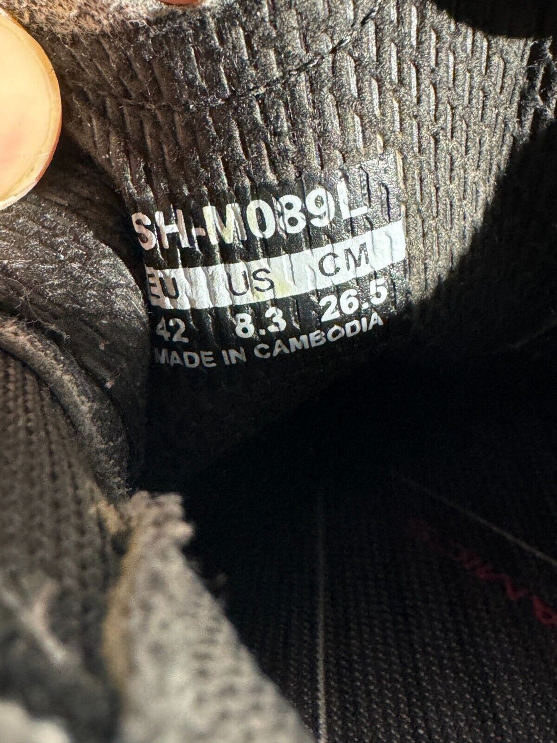 SHIMANO M089 Cycling MTB Shoes Mountain Bike EU42 US8.3 Mondo 265 cs334