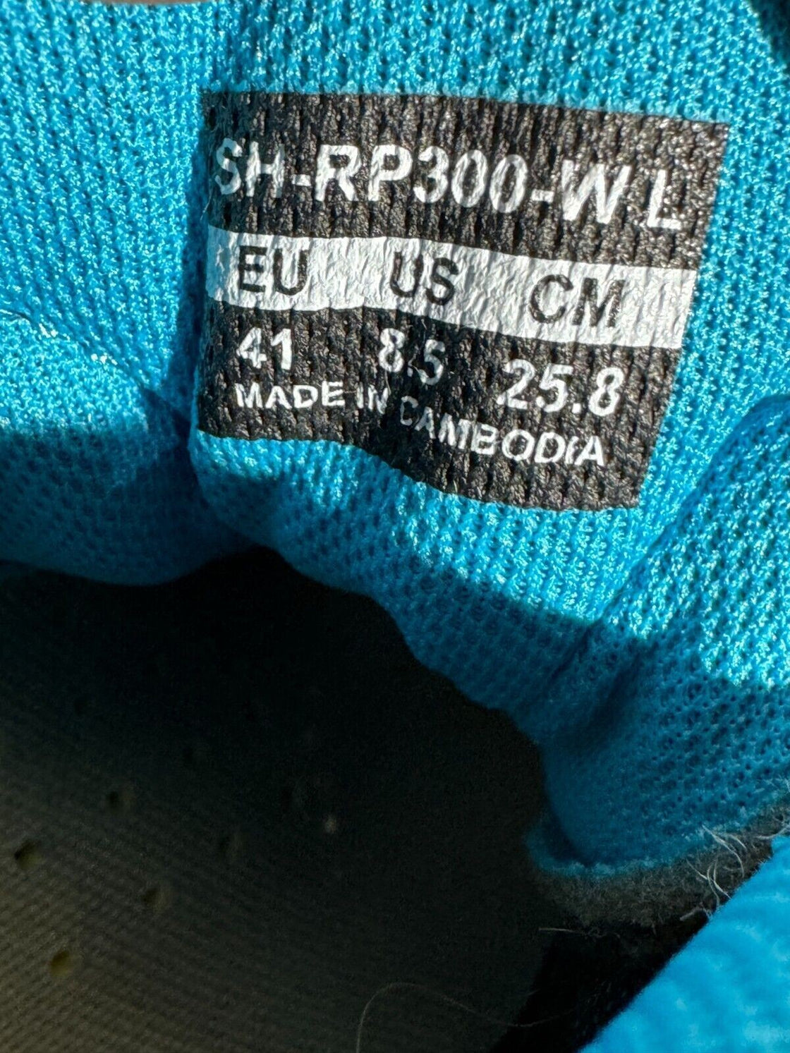 SHIMANO Rp3 Road Cycling Shoes 3 Bolts Ladies EU41 US8.5 Mondo 260 cs561