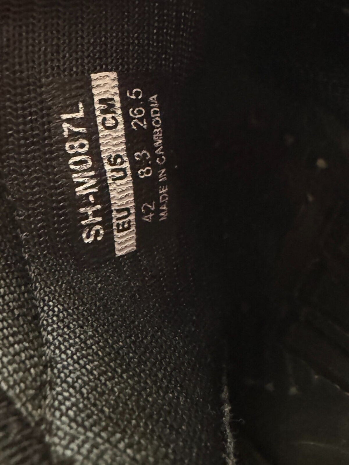 SHIMANO M087 Carbon Cycling MTB Shoes Mountain Bike EU42 US8.3 Mondo 265 cs356