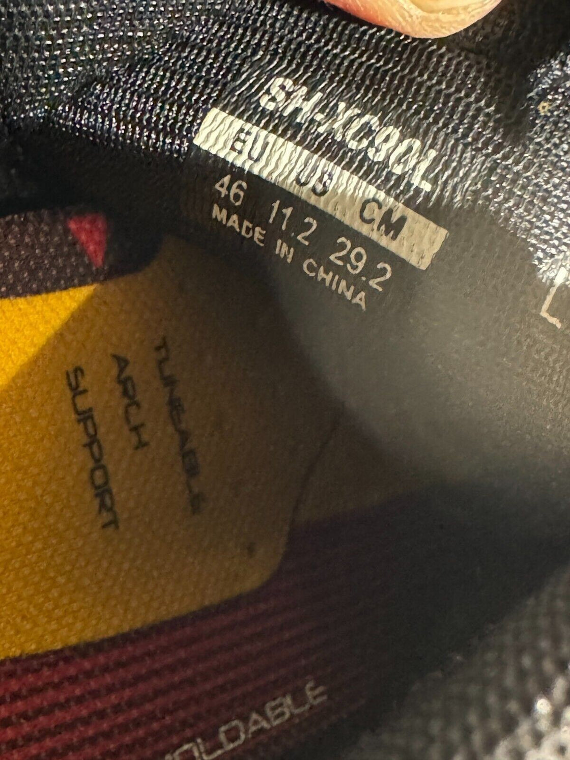 SHIMANO XC90 Carbon Cycling MTB Shoes Mountain Bike EU46 US11.2 Mondo 292 cs320