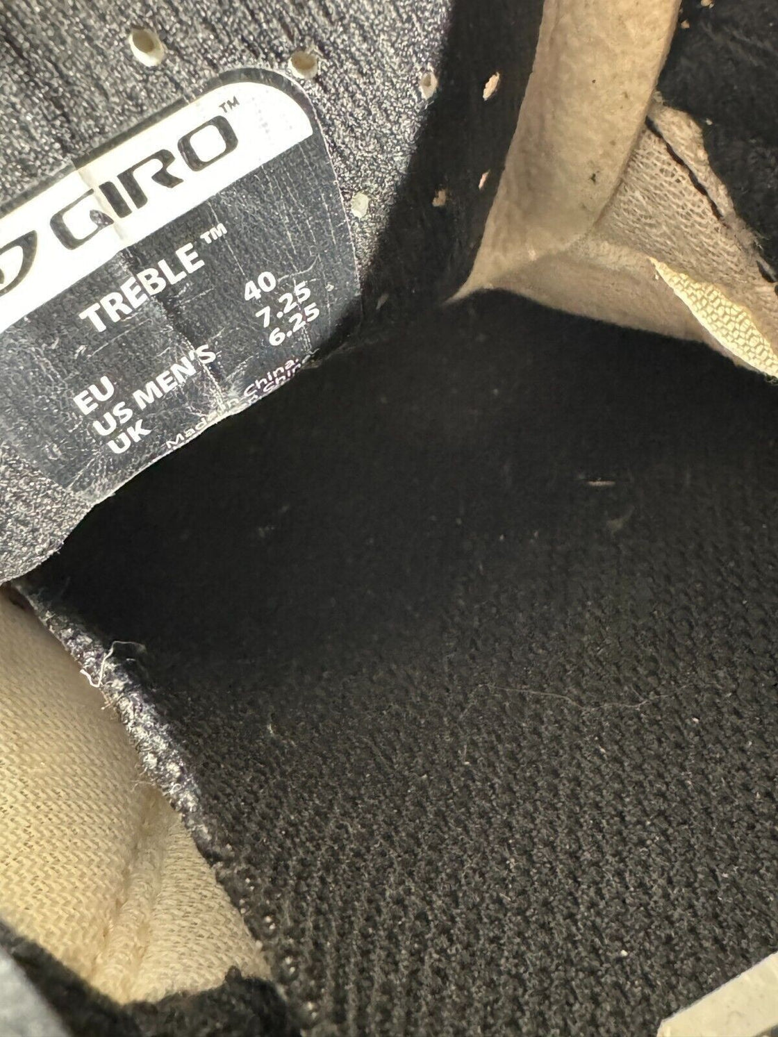 Giro Treble Road Cycling Shoes 3 bolt EU40 US7.25 Mondo 250 cs489