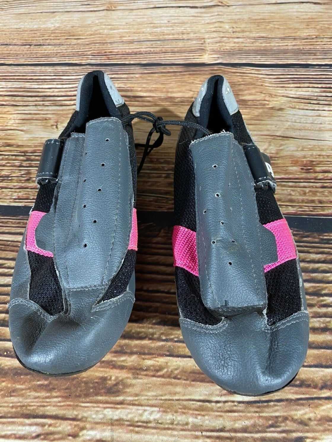 AGU Road Cycling Shoes Clipless Biking Boots Ladies Size EU41 Delta Cleats cs764 Used