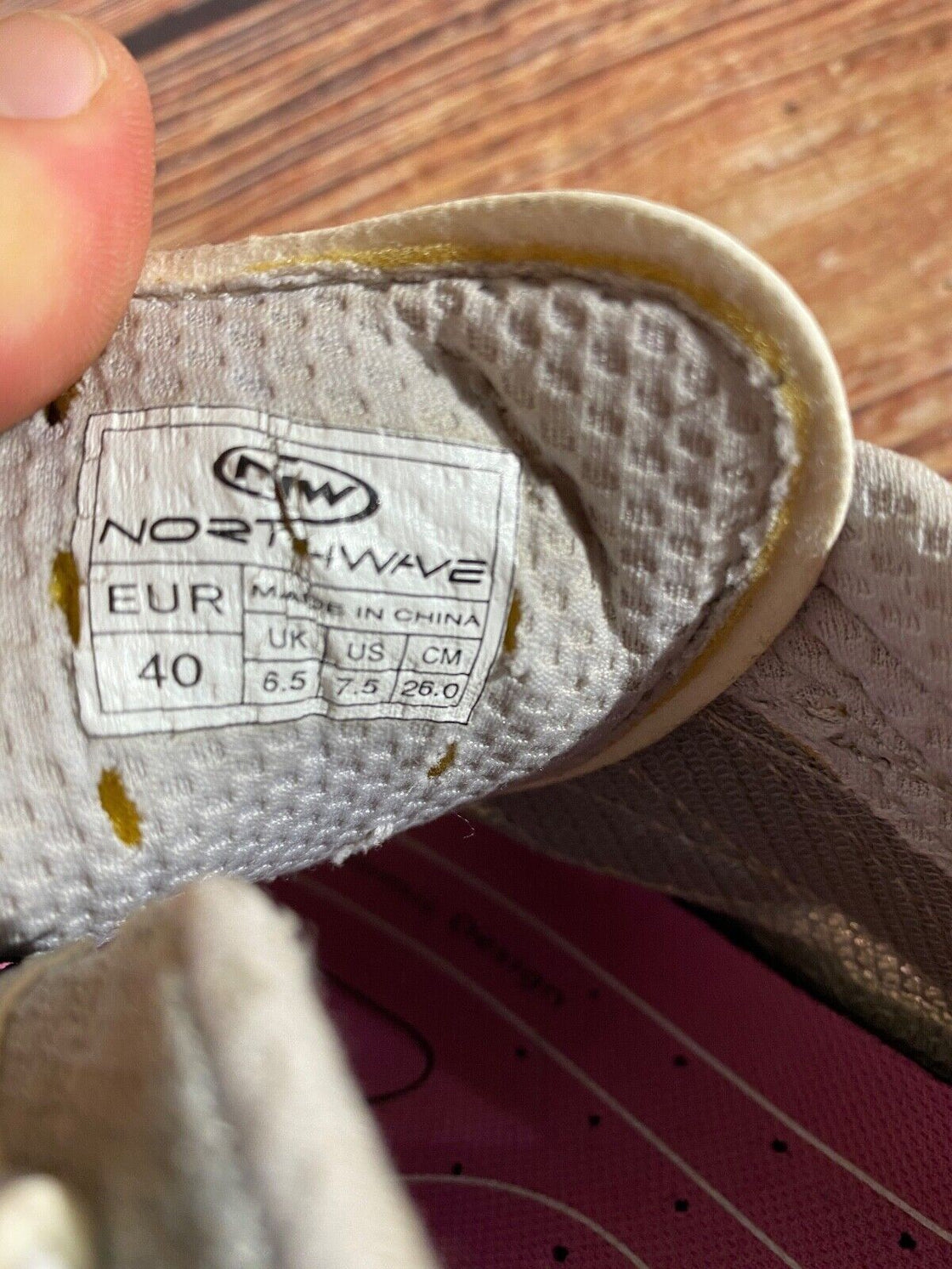 NORTHWAVE MTB Cycling Shoes Mountain Bike Size EU40 US7.5 Mondo 255 cs1083