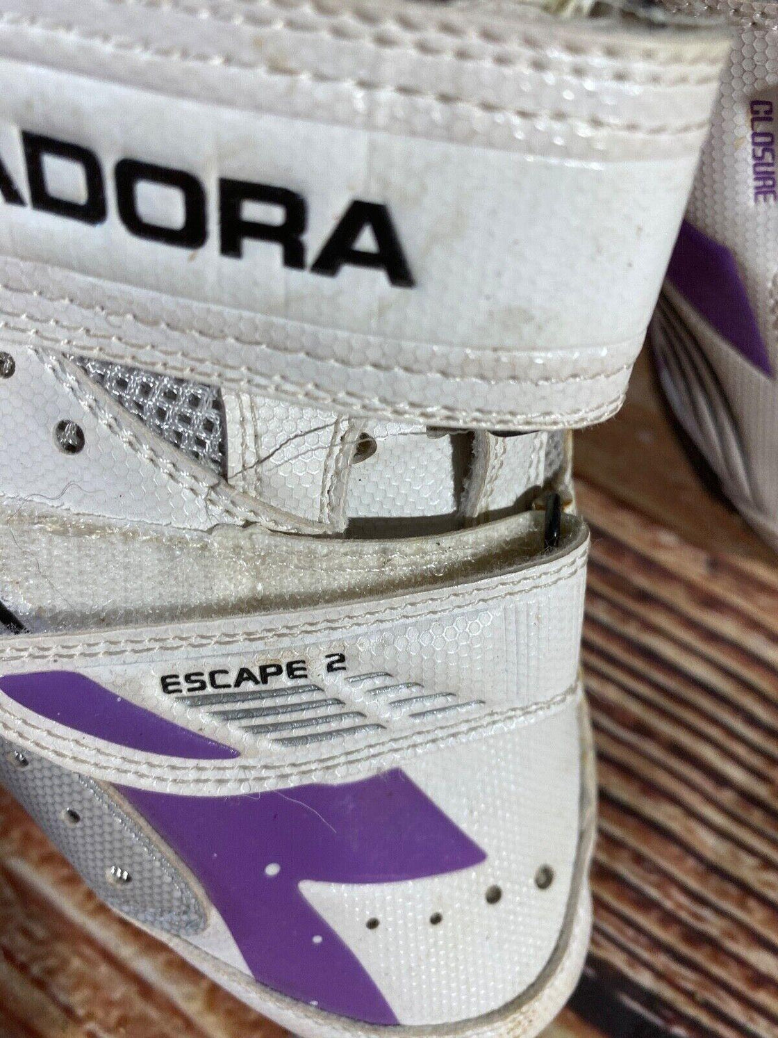 DIADORA Cycling Shoes Mountain Bike MTB  Ladies Size EU39 US8 Mondo 242 cs1021