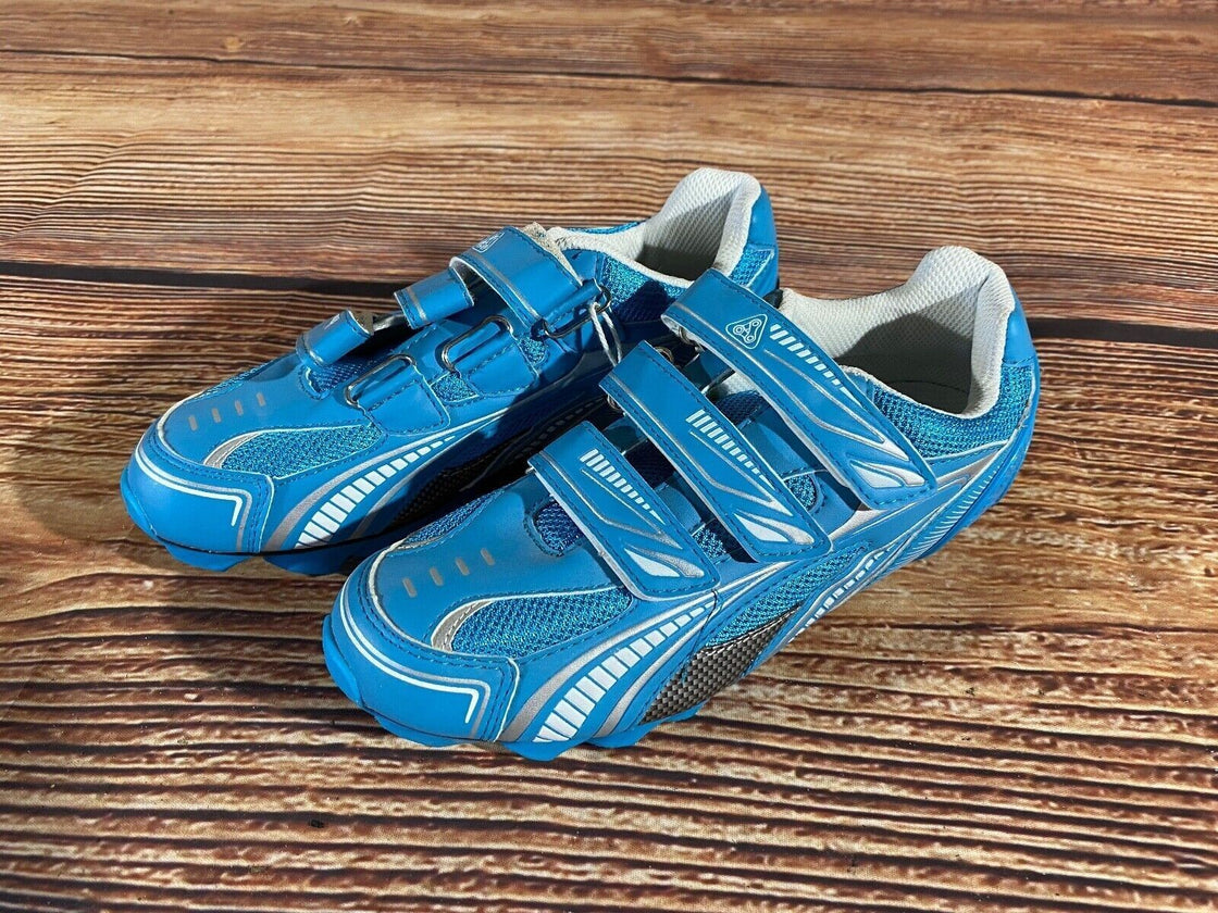 MTB Cycling Shoes Mountain Bike 2 Bolts Ladies Size EU37 US5 Mondo 238 cs1213