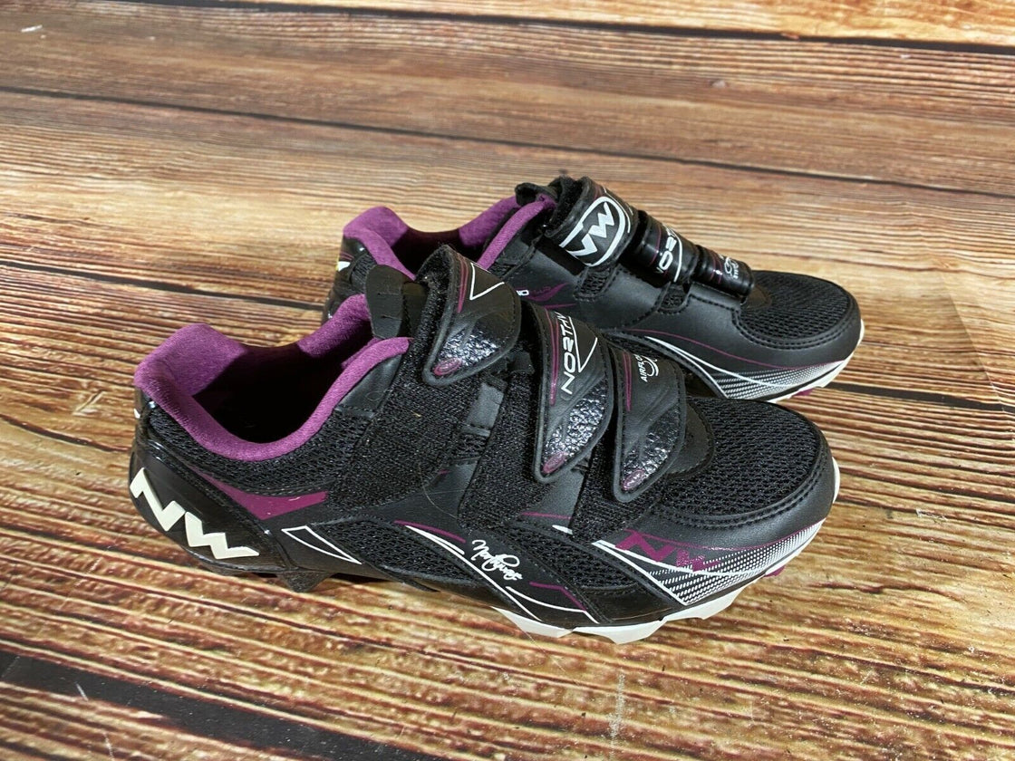 NORTHWAVE Cycling MTB Shoes Mountain Bike Ladies EU38 US6.5 Mondo 240 cs1099