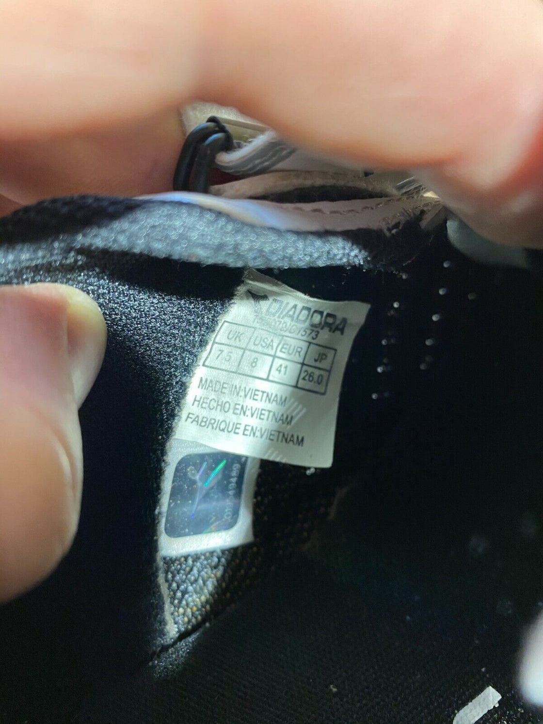 DIADORA Phantom Road Cycling Shoes Clipless Biking Boots Size EU41 US8  cs906