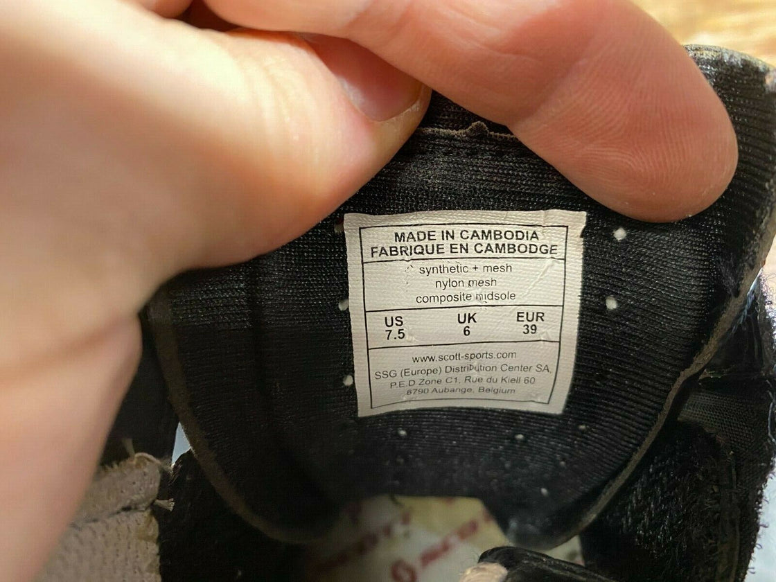 SCOTT Cycling MTB Shoes Mountain Biking Boots Size EU39 With Cleats cs1011