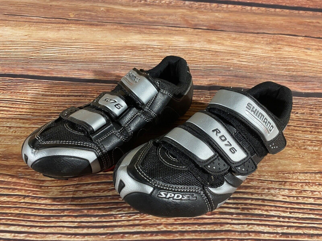 SHIMANO R076 Road Cycling Shoes Biking Boots Size EU39 US5.8 Mondo 245 cs918