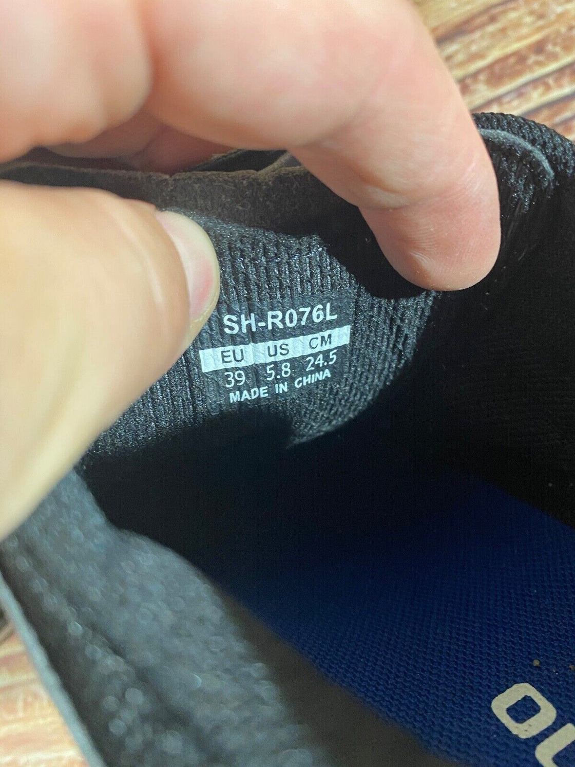 SHIMANO R076 Road Cycling Shoes Biking Boots Size EU39 US5.8 Mondo 245 cs918