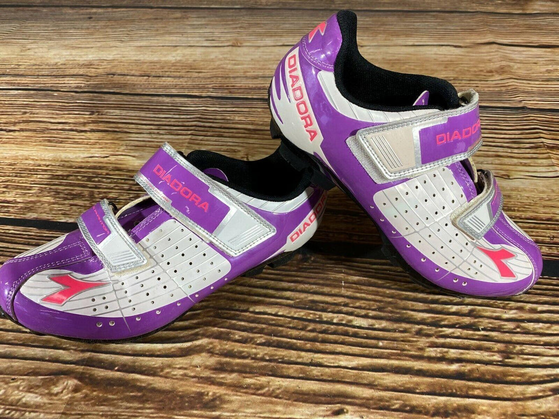 DIADORA Cycling Shoes MTB Mountain Biking Boots Ladies Size EU38  cs1035