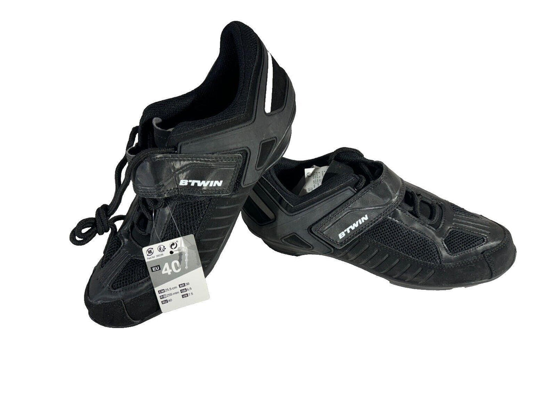 BTWIN Cycling MTB Shoes Carbon Bike Boots EU40 US7.5 Mondo 262 cs175