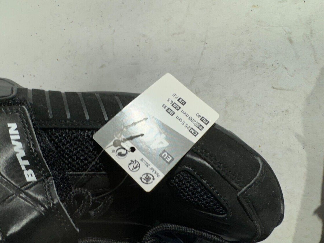 BTWIN Cycling MTB Shoes Carbon Bike Boots EU40 US7.5 Mondo 262 cs175