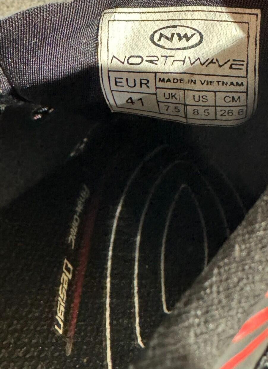 NORTHWAVE Rockster Cycling MTB Shoes Mountain Bike EU41 US8.5 Mondo 260 cs238