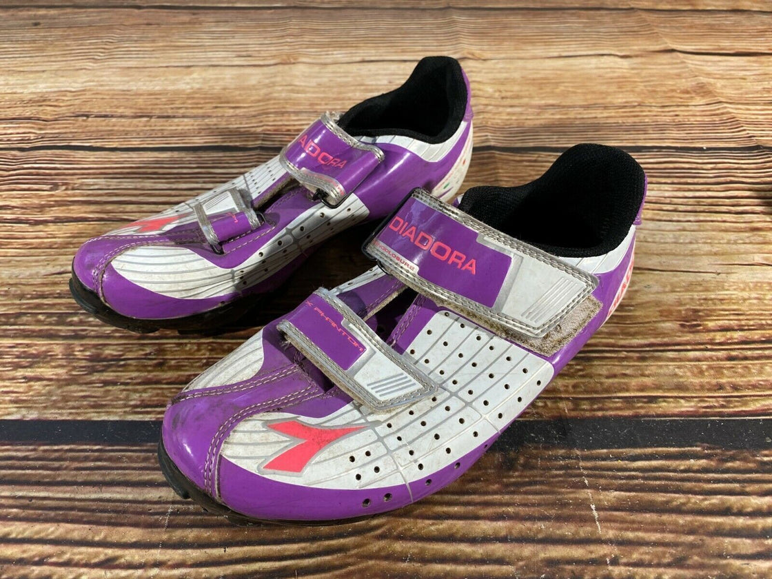 DIADORA X-Phantom Cycling MTB Shoes Mountain Biking Boots Ladies Size EU37 cs952