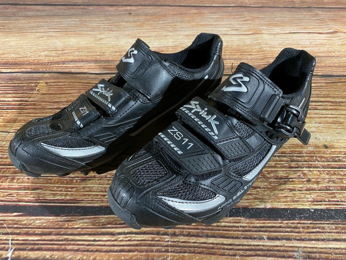 SPIUK Cycling MTB Shoes Mountain Biking 2 Bolts Size EU40 US7 Mondo 250 cs1071