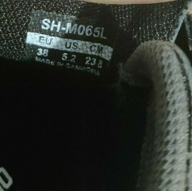 SHIMANO M065 Cycling MTB Shoes Mountain Bike Shoes Size EU38 MTB Shoes cs1171