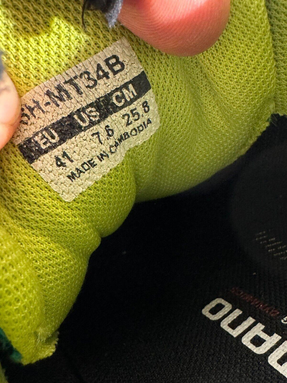 SHIMANO MT34 Cycling MTB Shoes Mountain Bike EU41 US7.6 Mondo 258 cs313