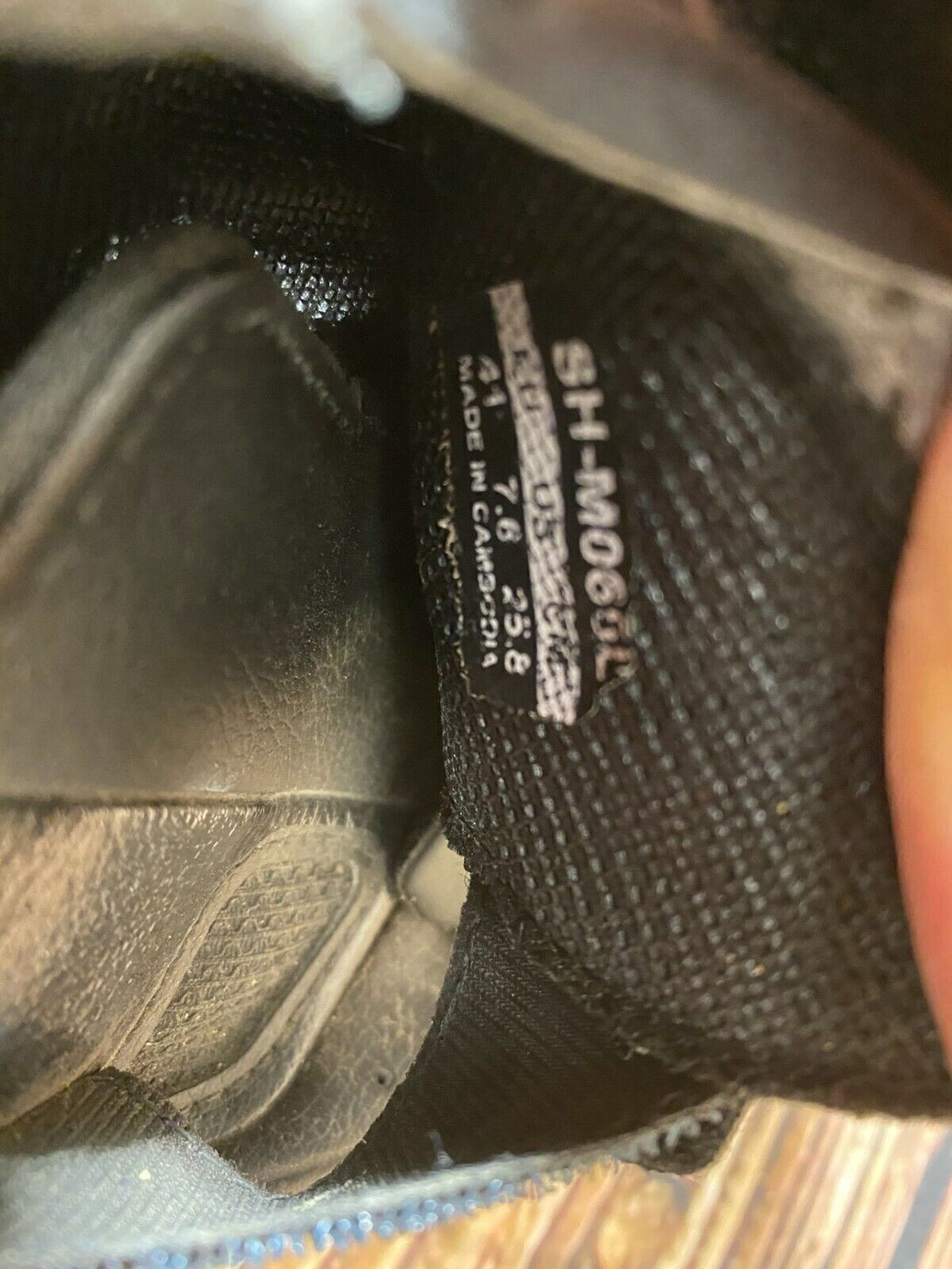 SHIMANO M065 Cycling MTB Shoes Mountain Biking Boots Size EU41 cs1145