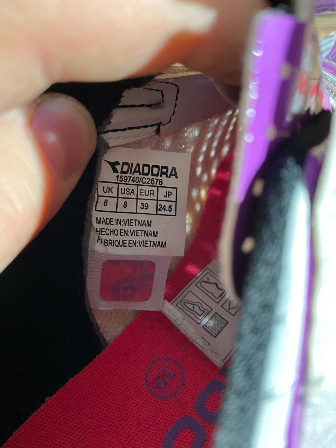 DIADORA Cycling Shoes MTB Mountain Biking Boots Ladies Size EU39  cs971