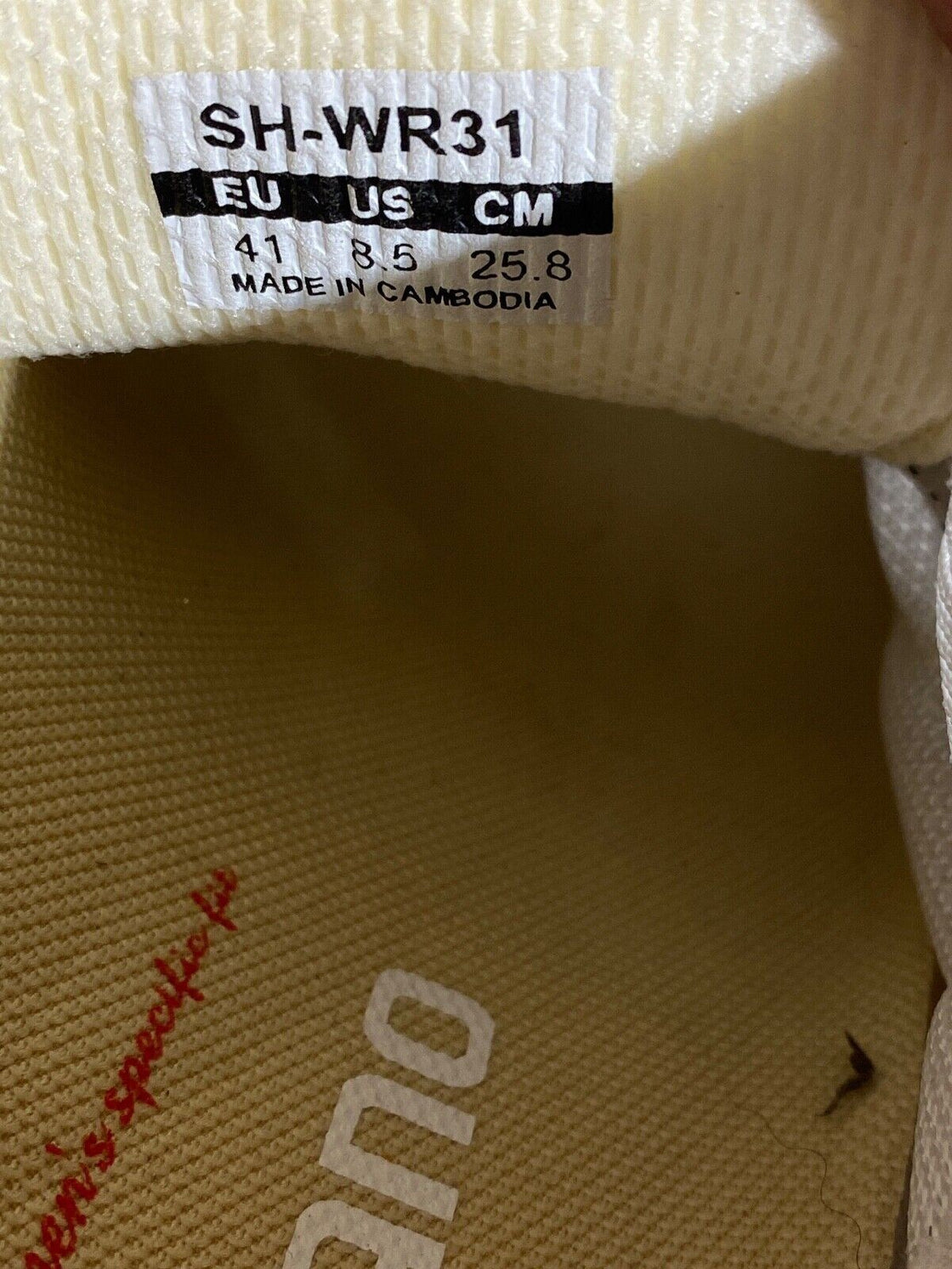 SHIMANO WR31 Road Cycling Shoes 3 Bolts Ladies Size EU41  US8.5  Mondo 258  CS5