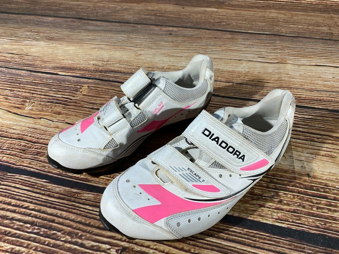 DIADORA Escape 2 Cycling MTB Shoes Mountain Biking Boots Ladies Size EU40 cs973
