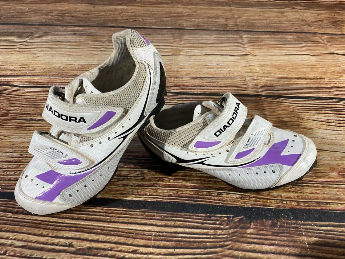 DIADORA Escape 2 Cycling MTB Shoes Mountain Biking Boots Ladies Size EU37 cs959